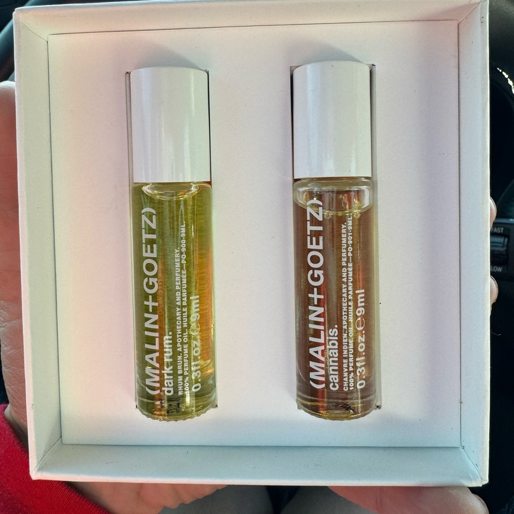 Malin & Goetz perfume oil (men or women) Cannabis & dark Run rollers